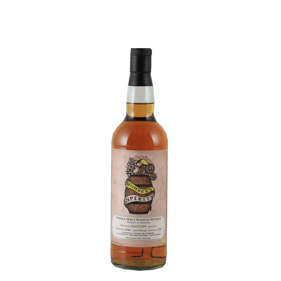 Wonder of Spirits Macduff 12 Year Old 2008 60.5% whisky - front bottle