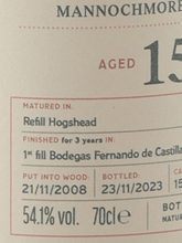 Load image into Gallery viewer, Woodrose of Edinburgh Mannochmore 15 Year Old 2008 - Bottle Of Japan