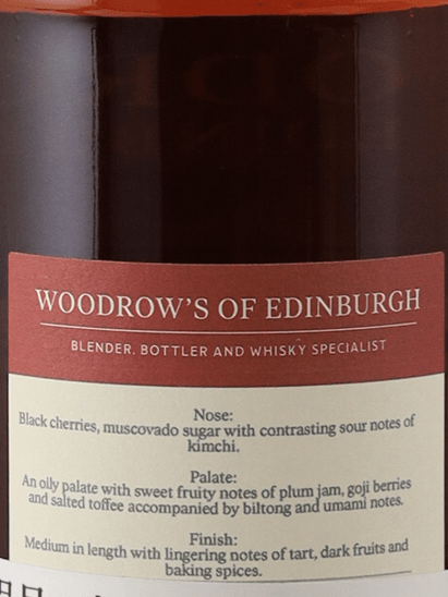 Woodrose of Edinburgh Mortlach 11 Year Old 2013 - Bottle Of Japan