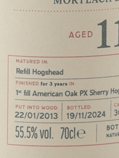 Woodrose of Edinburgh Mortlach 11 Year Old 2013 - Bottle Of Japan