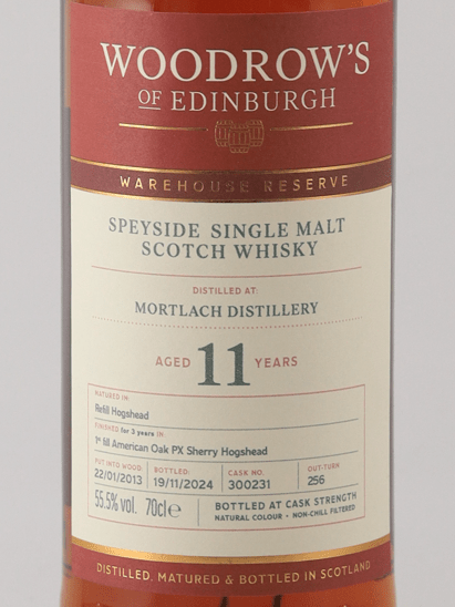 Woodrose of Edinburgh Mortlach 11 Year Old 2013 - Bottle Of Japan