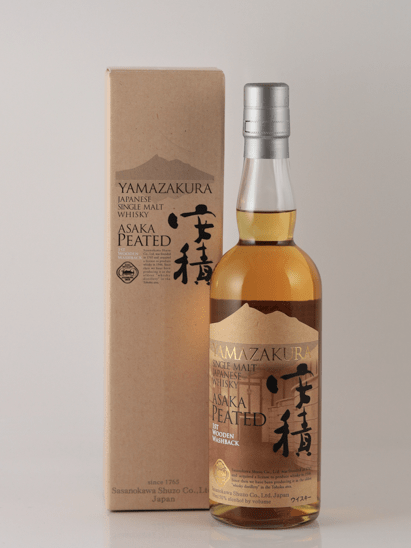 YAMAZAKURA Single Malt Azumi Peated 1st Wooden Washback - Bottle Of Japan